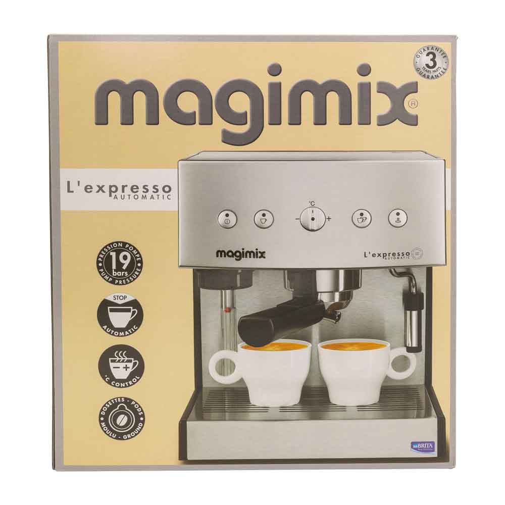 Magimix 11414 Espressomaschine Auto Chrom Matt Magimix 11414 Espressomaschine Auto Chrom Matt